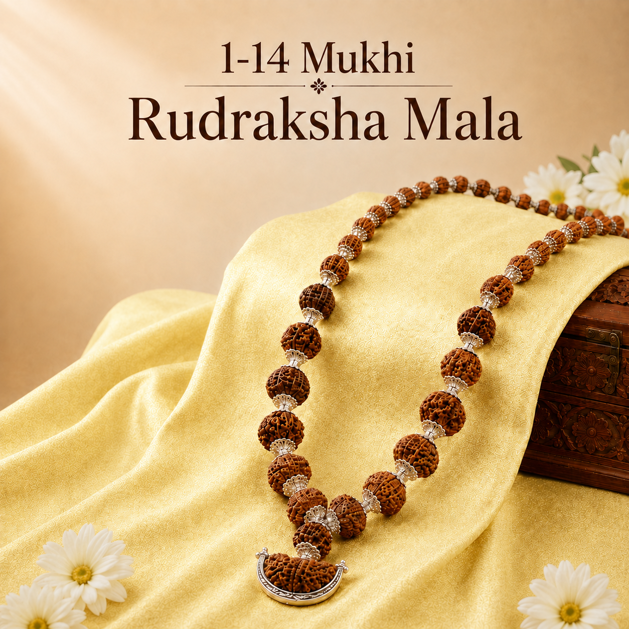 1-14 Mukhi Rudraksha Mala